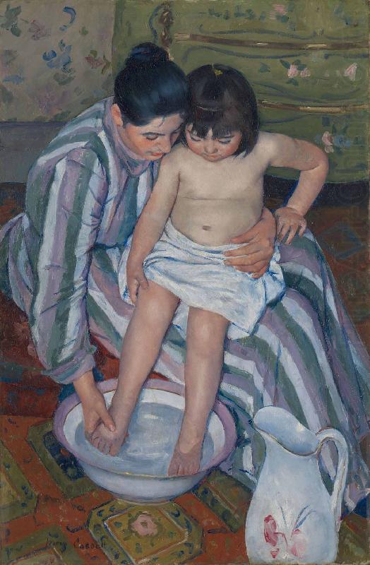 Mary Cassatt The Childs Bath china oil painting image